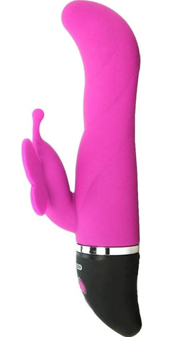 Evolved Trio of Hearts Lush Butterfly Vibrator Triple Motor Stimulation - Rabbit Vibrators