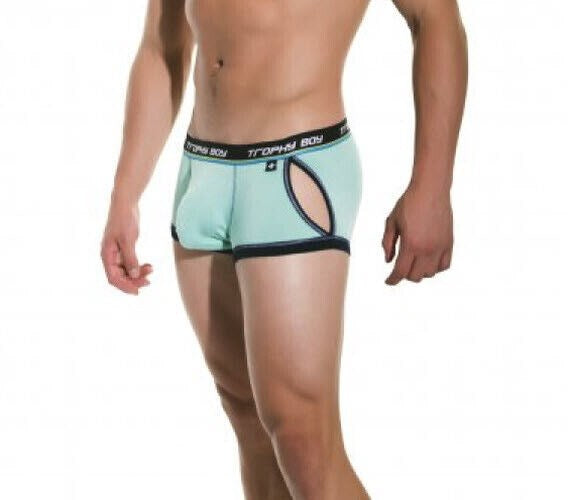 Andrew Christian Trophy Boy Jewel Mint Anatomically Correct Enhanced Pouch - - Mens Briefs And Boxers