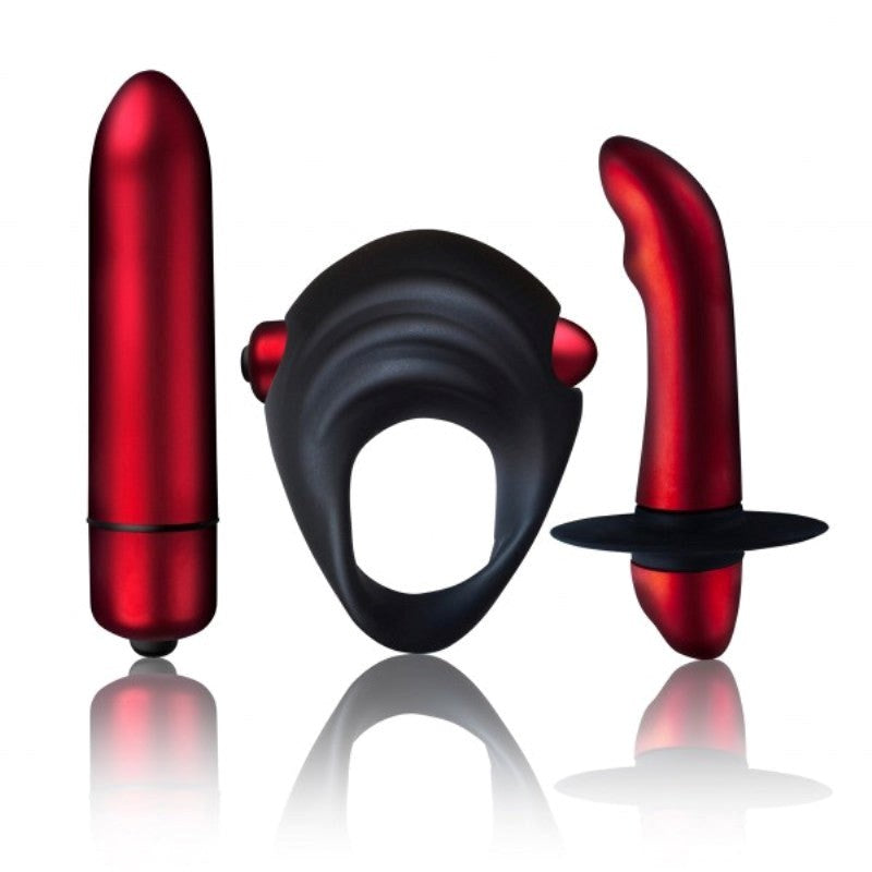 Truly Yours Red Temptations Australian Cock Rings - - Sex Kits