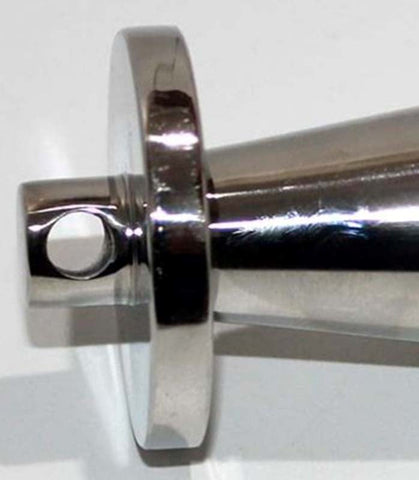 Hells Couture Truncheon Steel Butt Plug Premium Steel Anal Stimulation - Steel Sex Toys