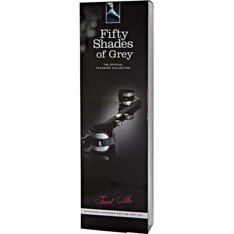 Love Honey Trust Me Adjustable Spreader Bar & Cuffs with Fur Lined Cuffs - Spreaders and Hangers
