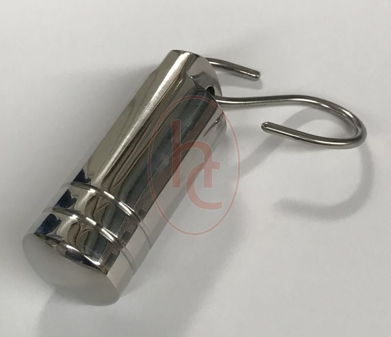 Hells Couture Tube Nipple Stretching Weight 190g Surgical Steel - - Breast and Nipple Toys