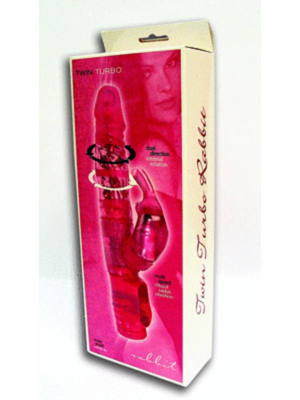 Seven Creations Twin Turbo Rabbit Vibrator Dual Action Sex Toy - - Rabbit Vibrators