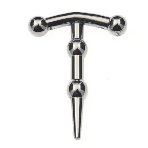 BDStyle Two Beads Penis Plug AU Cock Toy Store Stainless Steel Urethral - Penis Plugs