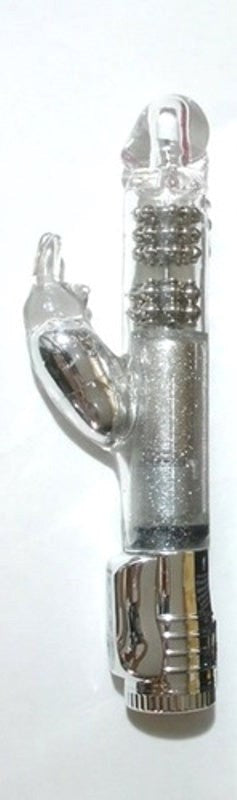 Seven Creations Ultimate Rabbit 7 Function Rotating Up Down Beaded Shaft Vibrator - - Rabbit Vibrators