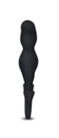 Lovetoy Ultimate Silicone P Spot Teaser Black Curved Prostate Massager - Prostate Toys