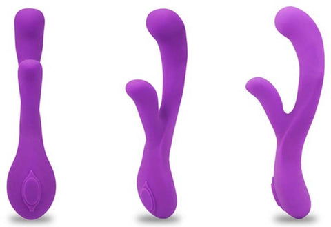 Topco UltraZone Orchid 9x Rabbit Style Vibe USB Rechargeable Vibrator - Rabbit Vibrators