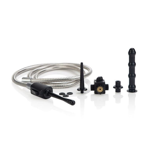 California Exotics Universal Water Works System Douche with Multiple Attachments - Enemas and Douches