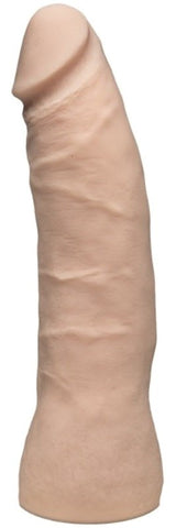 Doc Johnson Vac U Lock 7 Inch Thin Realistic Dong White ULTRASKYN Material - Strap On Sextoys