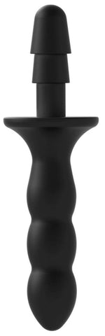 Doc Johnson Vac U Lock Black Handle Ergonomic Harness System Control - Non-Realistic Dildos