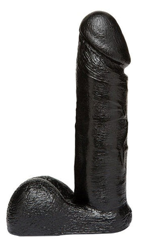Doc Johnson Vac U Lock Code Black 6 inch Realistic Cock Premium Dildo - Strap On Sextoys
