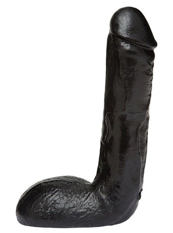 Doc Johnson Vac U Lock Code Black Thin 7.5 inch Realistic Cock Dildo - Strap On Sextoys