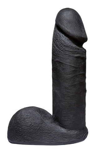 Doc Johnson Vac U Lock Code Black UR3 6 inch Realistic Cock UR3 Material - Strap On Sextoys