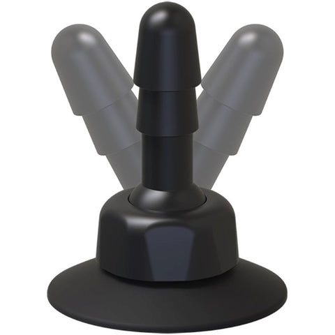 Doc Johnson Vac U Lock Deluxe 360 Swivel Suction Cup Plug for Hands Free Sex - Non-Realistic Dildos