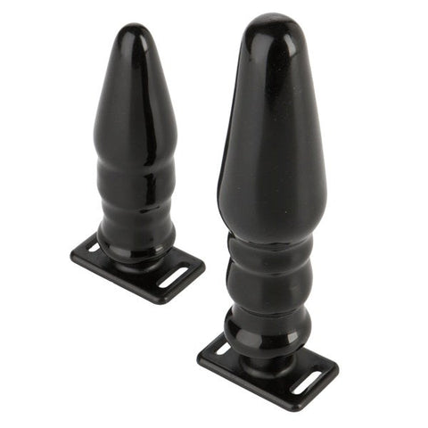 Doc Johnson Vac U Lock Leather Strap On For Women with Realistic Dildo - Strap On Sextoys