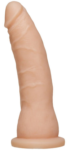 Doc Johnson Vac U Lock Platinum Edition 7 inch Thin Dong Vanilla Dildo - Realistic Dildos