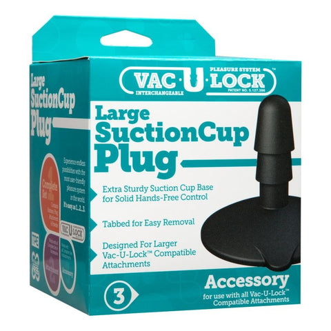 Doc Johnson Vac U Lock Suction Cup Large Hands Free Dildo Mounting - Strap On Sextoys