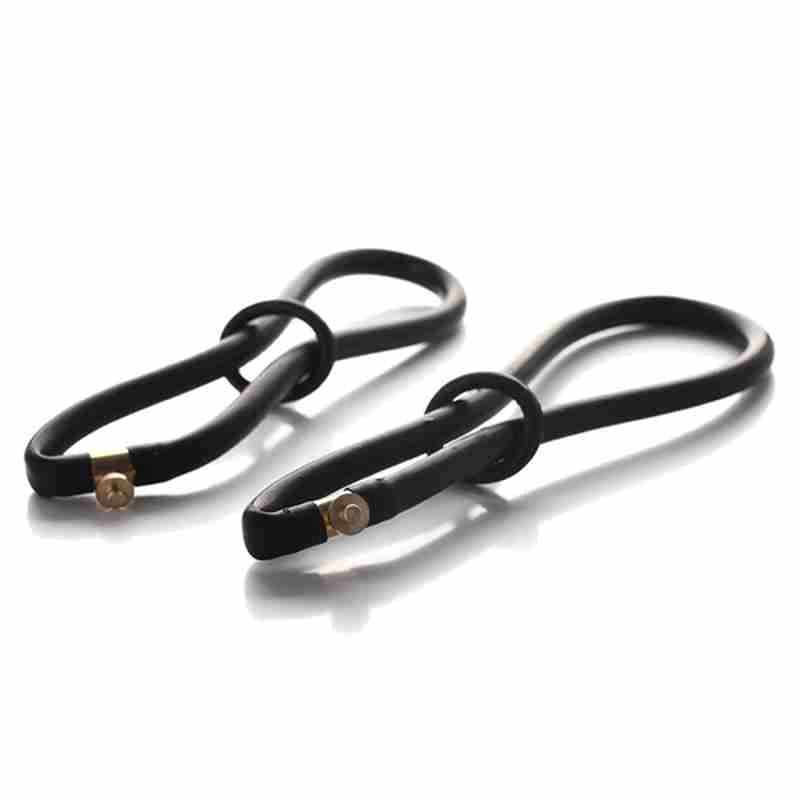 BDStyle Vaginal Ring Electro Stimulation Set Adjustable Electro Rings - - Electro Sex