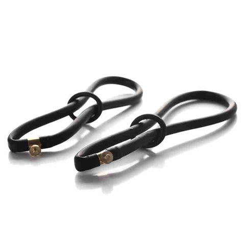 BDStyle Vaginal Ring Electro Stimulation Set Adjustable Electro Rings - Electro Sex