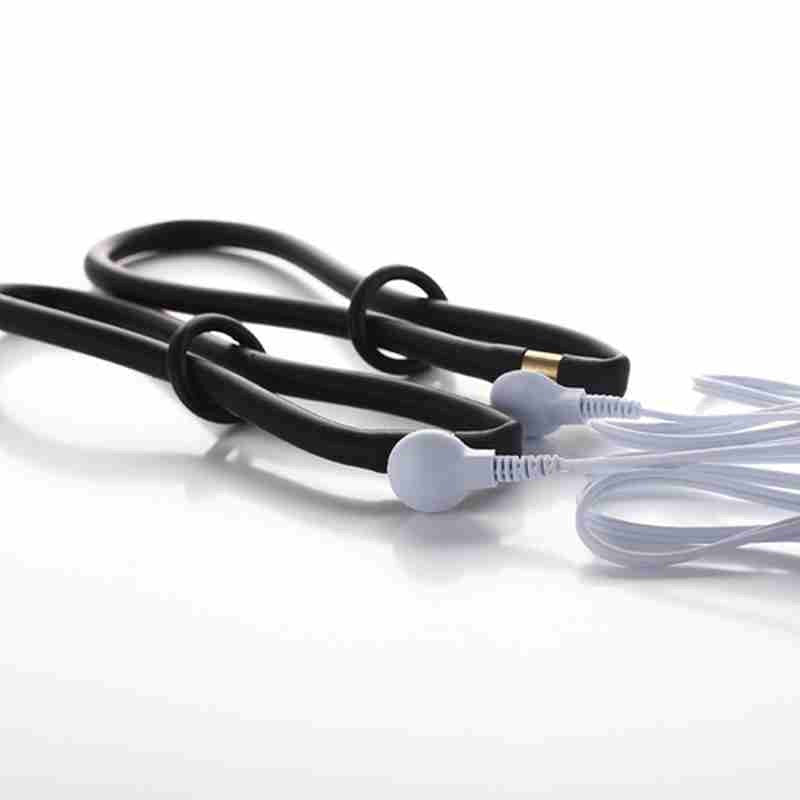 BDStyle Vaginal Ring Electro Stimulation Set Adjustable Electro Rings - - Electro Sex