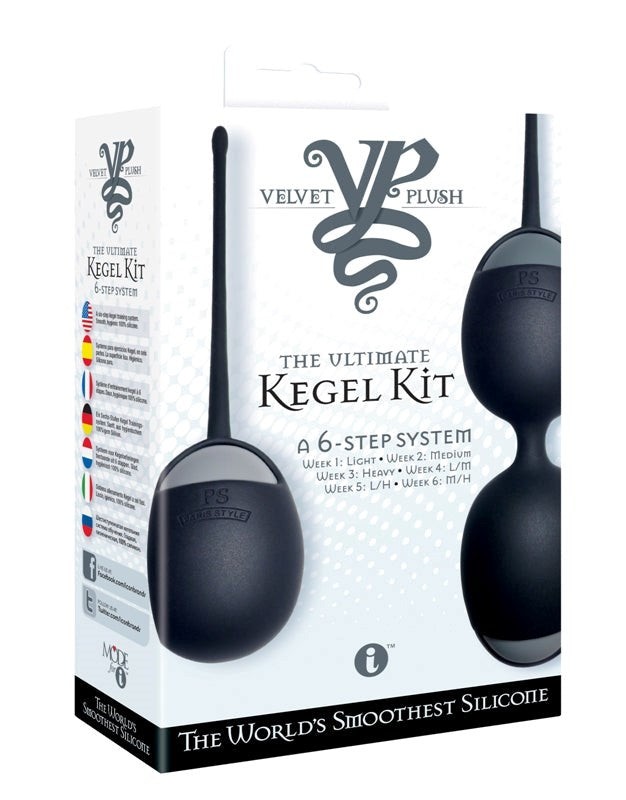 Icon Brands Velvet Plush The Ultimate Kegel Kit Progressive Weight Training - Love Eggs and Kegel Exercisers