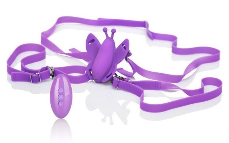 California Exotics Venus Butterfly Silicone Remote Control Panties Vibrator - Strap On Sextoys
