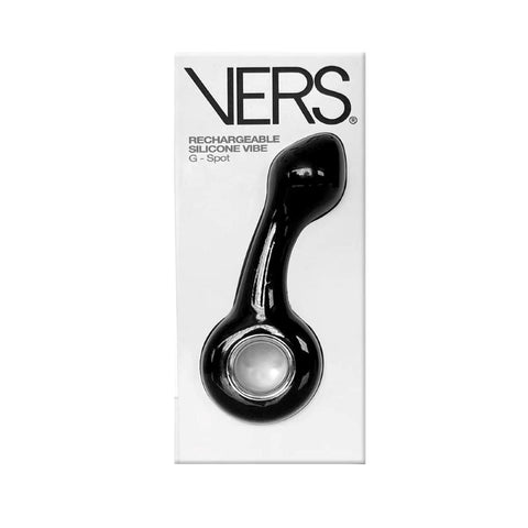 C1R Releasing Vers G Spot Vibe Black Rechargeable with 12 Vibration Patterns - G-Spot Vibrators