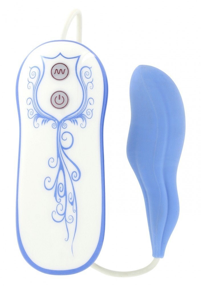 Vibe Therapy Discerner Blue 7.5 Inch G Spot Vibrator with 7 Vibration Modes - - Bullet Vibrators