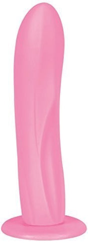 Vibe Therapy Gratify S/M Pink Strap On Dildo Waterproof Silicone Design - Strap On Sextoys