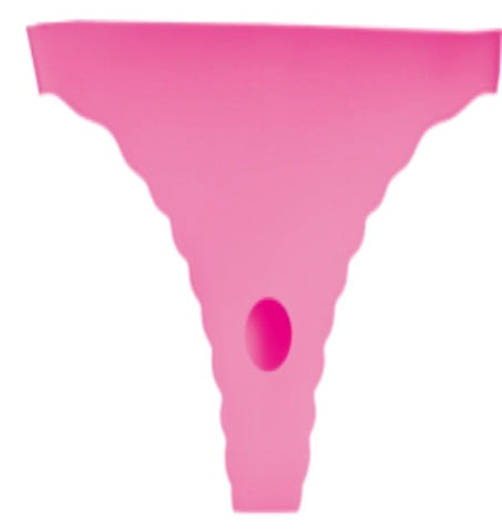 Vibe Therapy Gratify S/M Pink Strap On Dildo Waterproof Silicone Design - Strap On Sextoys