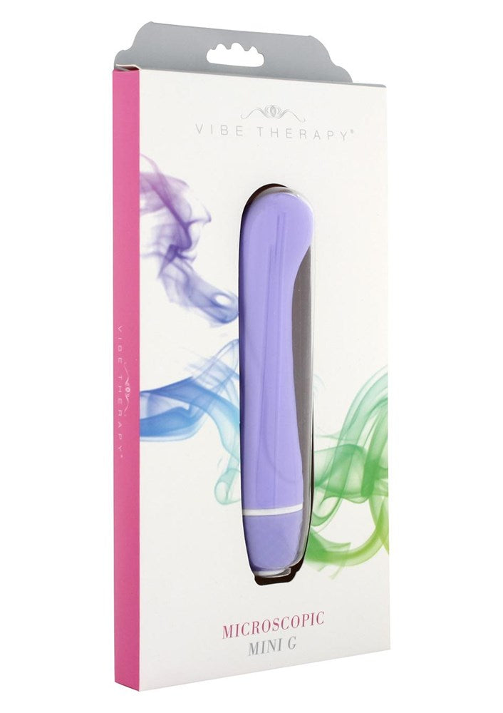 Vibe Therapy Microscopic Mini G G Spot Vibrator with Curved Tip - - Waterproof Vibrators