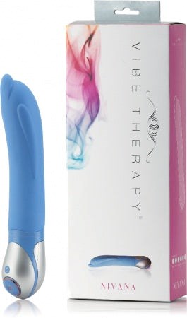 Vibe Therapy Nirvana Blue Clitoral Vibrator with Seven Speed Settings - - Waterproof Vibrators