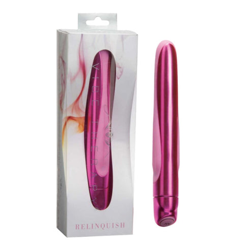 Vibe Therapy Relinquish Premium Silicone Vibrator with Multiple Functions - Bullet Vibrators