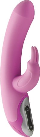 Vibe Therapy Tri Rabbit Ergonomic Vibrator with 7 Controlled Modes Waterproof - - Rabbit Vibrators