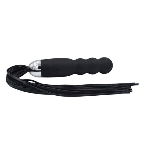 BDStyle Vibrating BDSM Whip & Dildo Dual Function Vibrator with Impact Play - Realistic Dildos