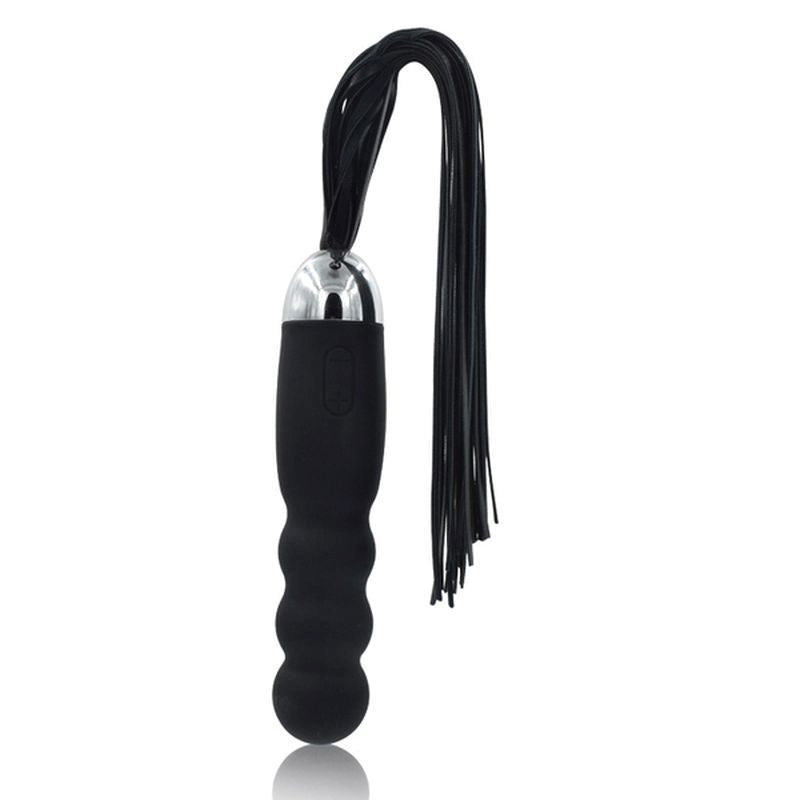 BDStyle Vibrating BDSM Whip & Dildo Dual Function Vibrator with Impact Play - - Realistic Dildos