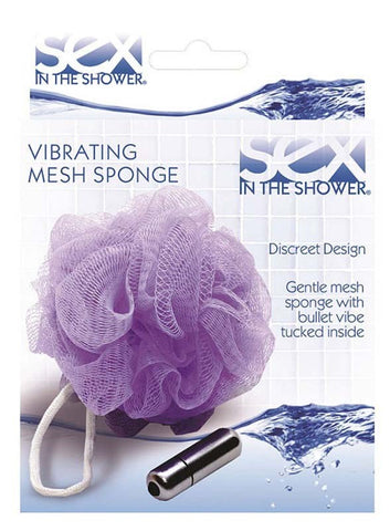 Sportsheets Vibrating Mesh Sponge Bath Time Pleasure and Relaxation - Vibrator Accessories
