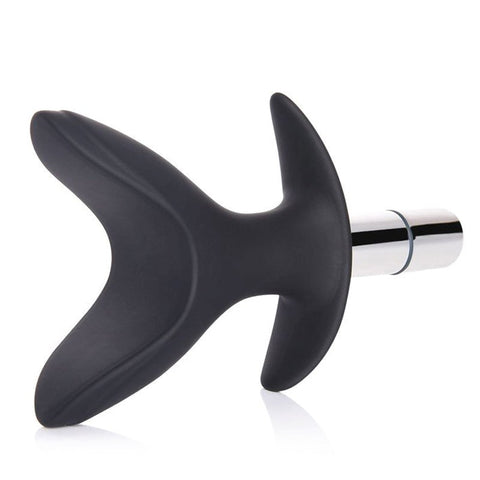 BDStyle Vibrating Silicone Ass Anchor Adjustable Width Butt Plug - Anal Vibrators