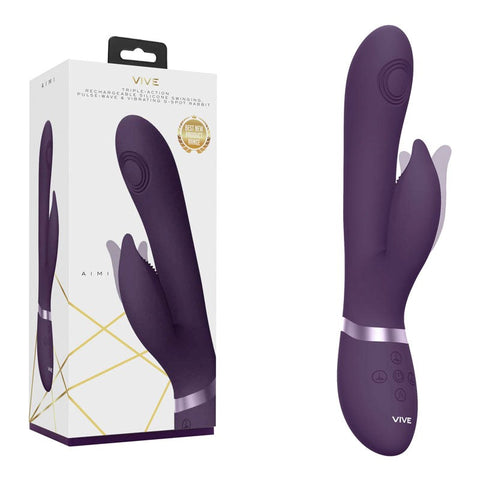 Shots Toys Vives Customizable Pleasure Rabbit AIMI Triple Motor Vibrator - Rabbit Vibrators