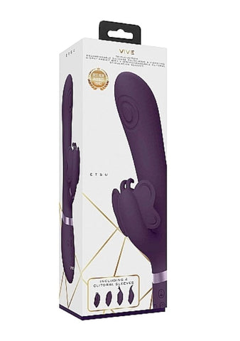 Shots Toys Vive Etsu Triple Motor Rabbit Vibrator with Attachments - Rabbit Vibrators