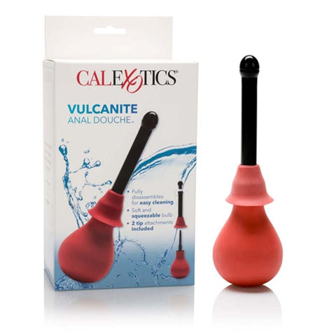California Exotics Vulcanite Anal Douche Unisex Hygiene System - Enemas and Douches