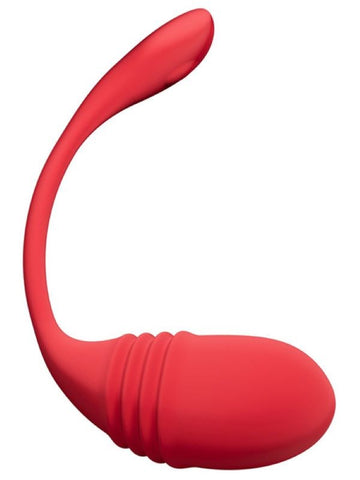 Lovense Vulse App Controlled Thrusting Love Egg Vibrator Dual Action - Remote Control Vibrators