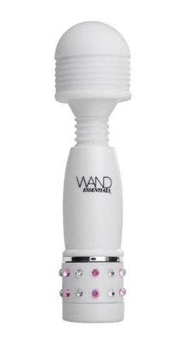 XR Brands Wand Essentials Charmed Petite Massage Wand Compact Vibrator - Personal Massagers