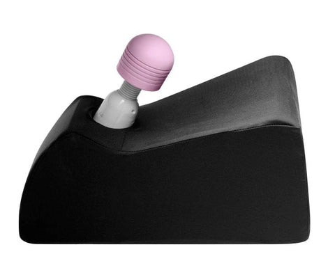 XR Brands Wand Essentials Black Ecsta Seat Body Wand Cushion Hands Free Support - Vibrator Accessories