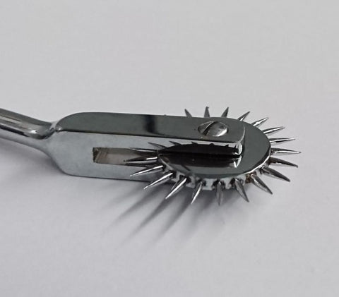 Hells Couture Wartenberg PinWheel 1 Wheel Medical Grade Steel BDSM Tool - Dental and Clinical