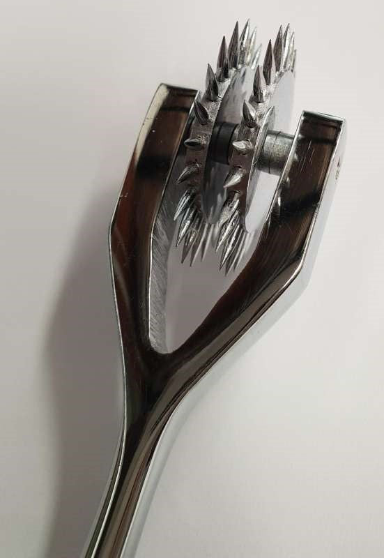 Hells Couture Wartenberg PinWheel 2 Wheel Stainless Steel Sensation Tool - - Dental and Clinical