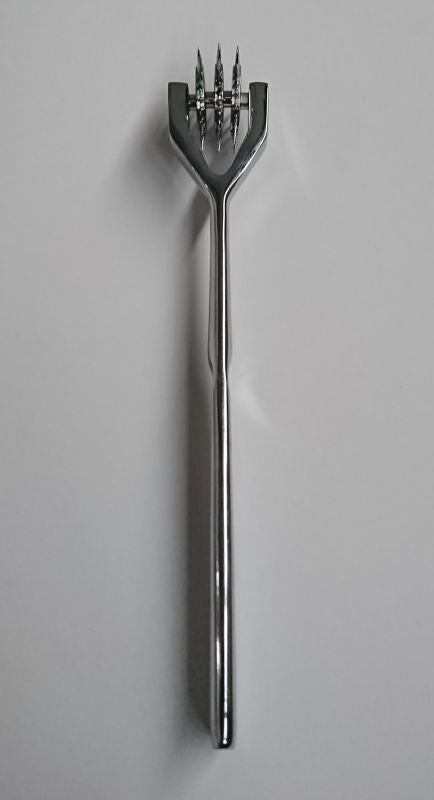 Hells Couture Wartenberg PinWheel 3 Wheel Stainless Steel Sensory Toy - - Dental and Clinical