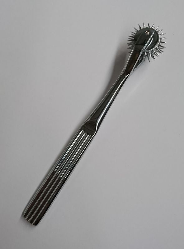 Hells Couture Wartenberg PinWheel 3 Wheel Stainless Steel Sensory Toy - - Dental and Clinical