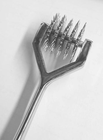 Hells Couture Wartenberg PinWheel 5 Wheel Surgical Steel Sensation Toy - Dental and Clinical