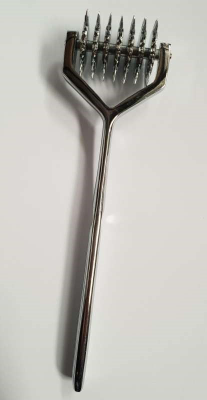 Hells Couture Wartenberg PinWheel 7 Wheel Medical Grade Steel Sensation - - Dental and Clinical